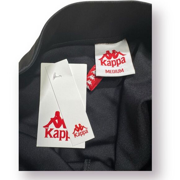 Kappa Black/White Track Pants Mens Size Medium‎ - Picture 3 of 3